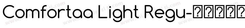 Comfortaa Light Regu字体转换